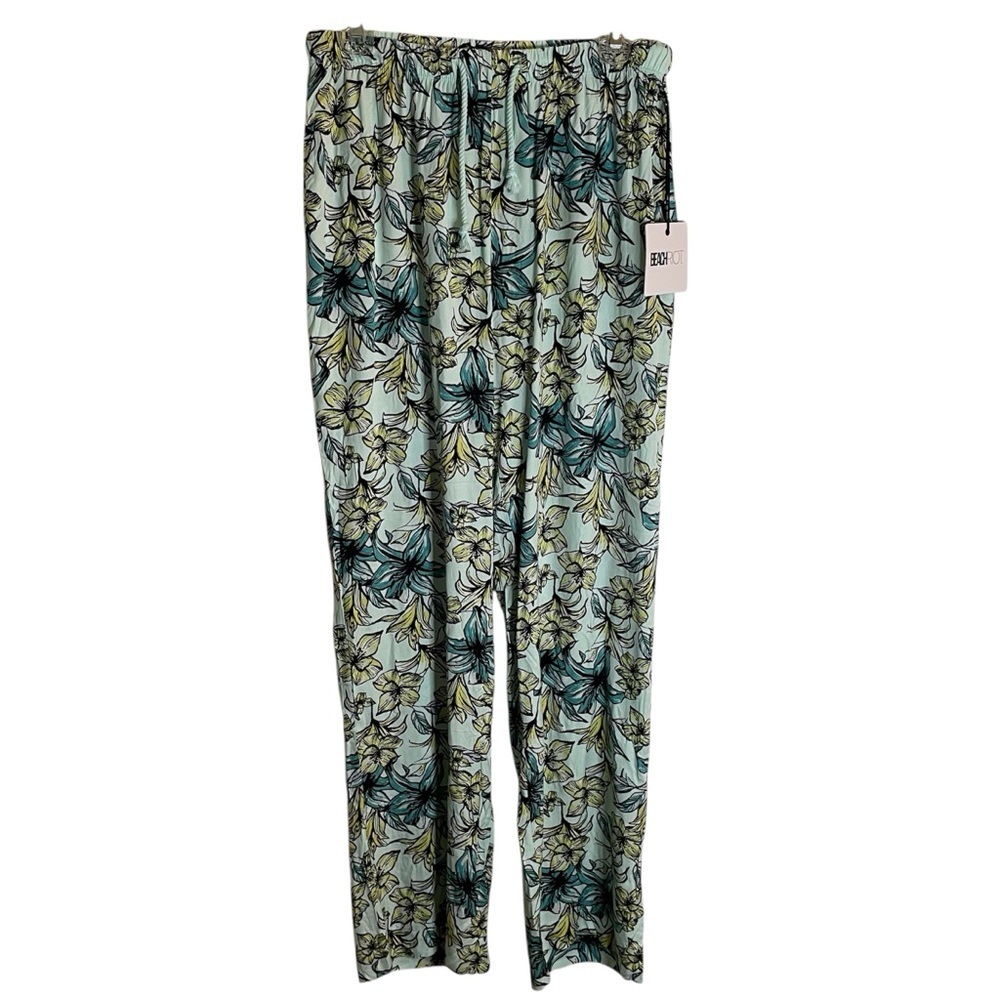 Beach Riot Blue Lagoon Beach Pants Wide Leg Size Medium multi color coastal